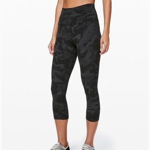 Lululemon Black Camo Align Crop!